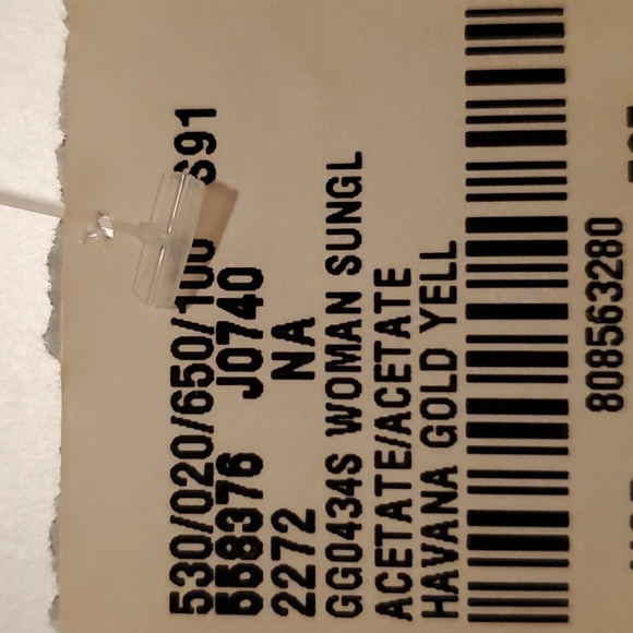 Gucci Havana Brown/Gold and Yellow Womens Sunglasses - NWT - Picture 13 of 13